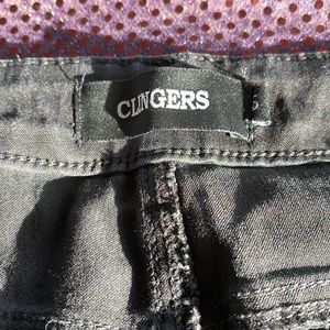 Girls Clingers size 15 Mid Rise Skinny distressed Jeans